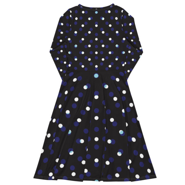 All-over print long sleeve midi dress - Image 6
