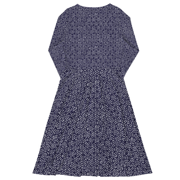 All-over print long sleeve midi dress - Image 6