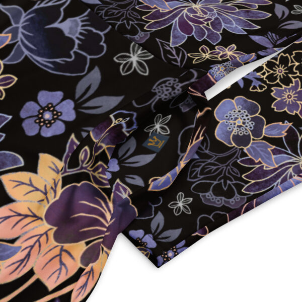 All-over print long sleeve midi dress - Image 3