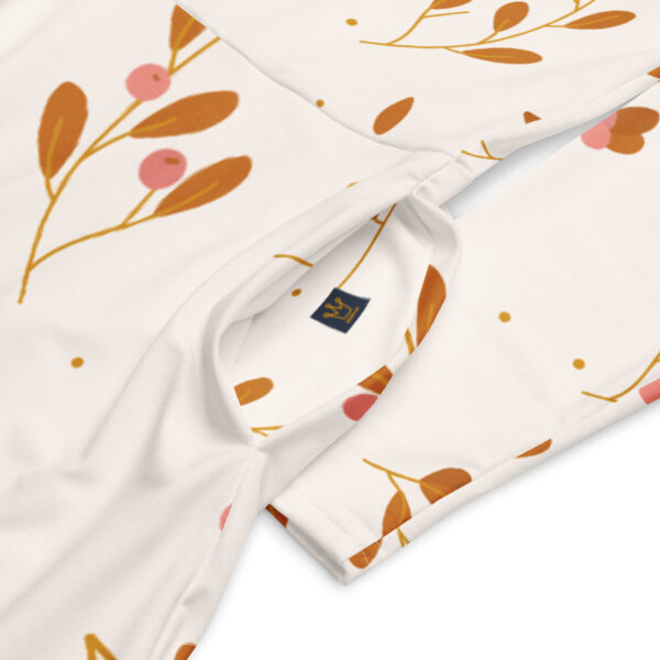 All-over print long sleeve midi dress - Image 3