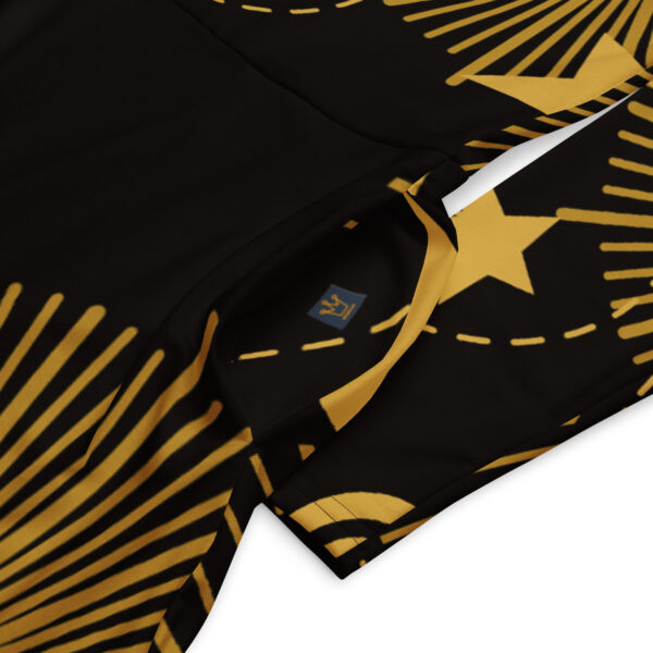 All-over print long sleeve midi dress - Image 4