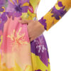 All-over print long sleeve midi dress - Image 4