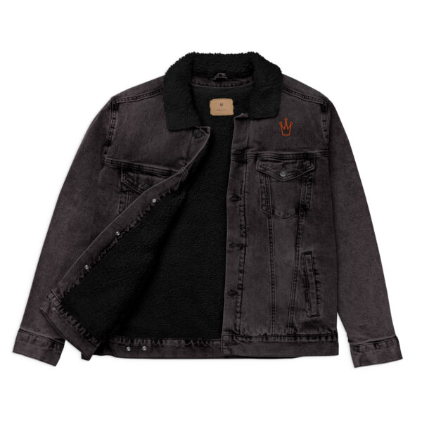 Unisex denim sherpa jacket - Image 2