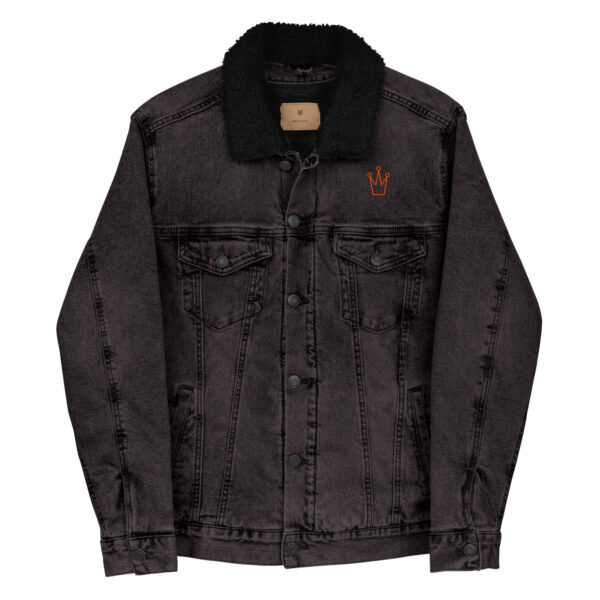 Unisex denim sherpa jacket - Image 14