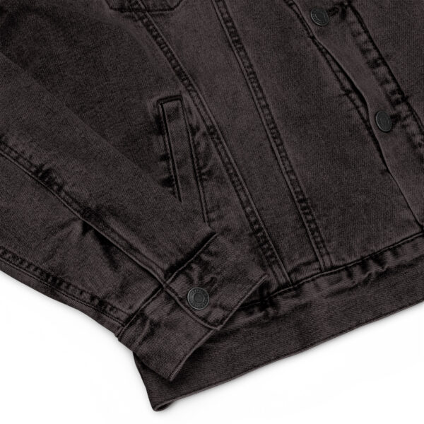 Unisex denim sherpa jacket - Image 5