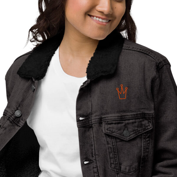 Unisex denim sherpa jacket - Image 10