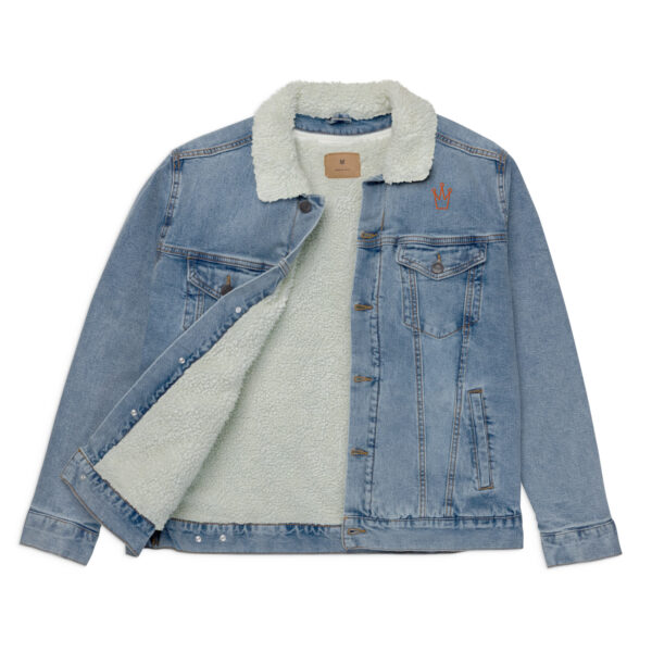 Unisex denim sherpa jacket - Image 6