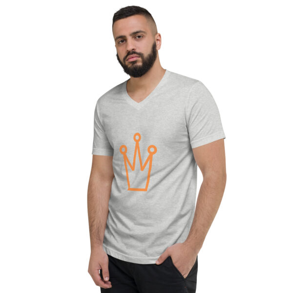 Unisex Short Sleeve V-Neck T-Shirt - Image 17