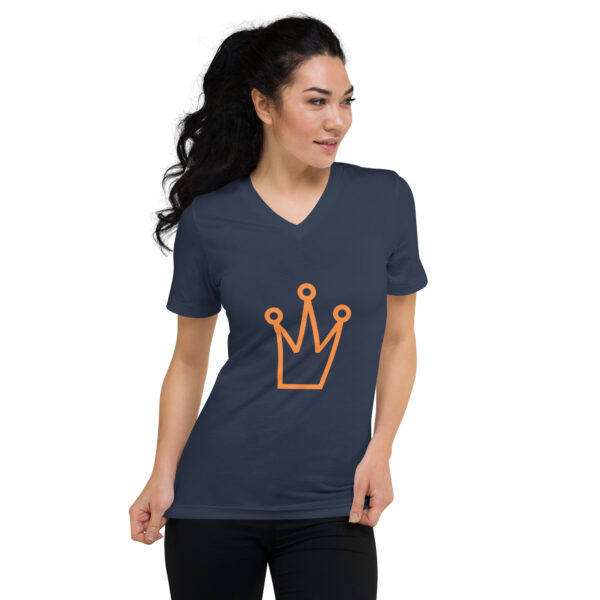 Unisex Short Sleeve V-Neck T-Shirt - Image 6