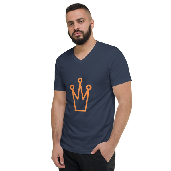 Unisex Short Sleeve V-Neck T-Shirt - Image 11