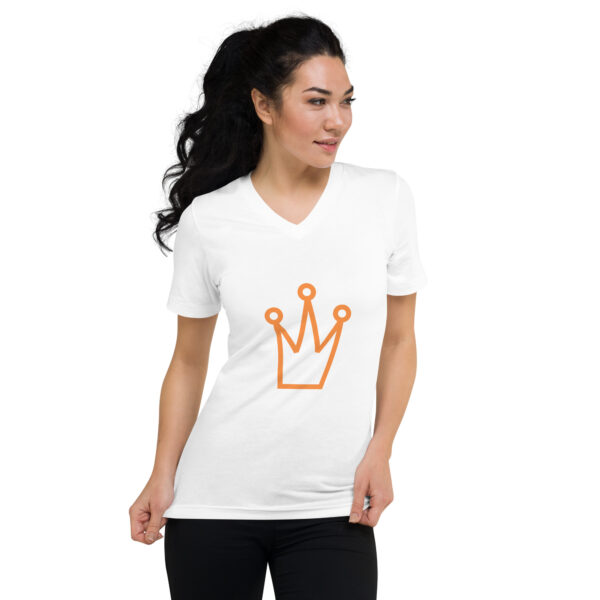 Unisex Short Sleeve V-Neck T-Shirt - Image 20